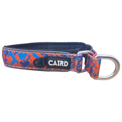 CAIRD Training Slip Dog Collar Reflective with Aluminium D-Ring Nylon Padded Neoprene No-Choke