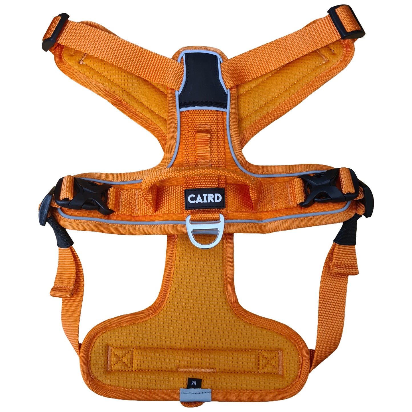CAIRD Advance Dog Harness Ergonomic Y-Shape No Pull Reflective with Handle Orange