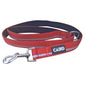 CAIRD Dog Lead 1m Reflective Neoprene Padded Handle Aluminium Connection Point (Red)