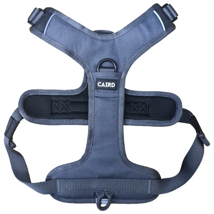 CAIRD Advance Dog Harness Ergonomic Y-Shape No Pull Reflective with Handle Grey (Medium)