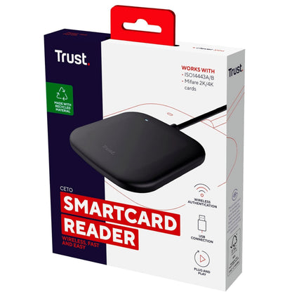 Trust Ceto Smart Card Reader ID Card Reader USB DNI 3.0 Card Types ISO 14443