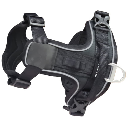CAIRD Advance Dog Harness Ergonomic Y-Shape No Pull Reflective with Handle Black