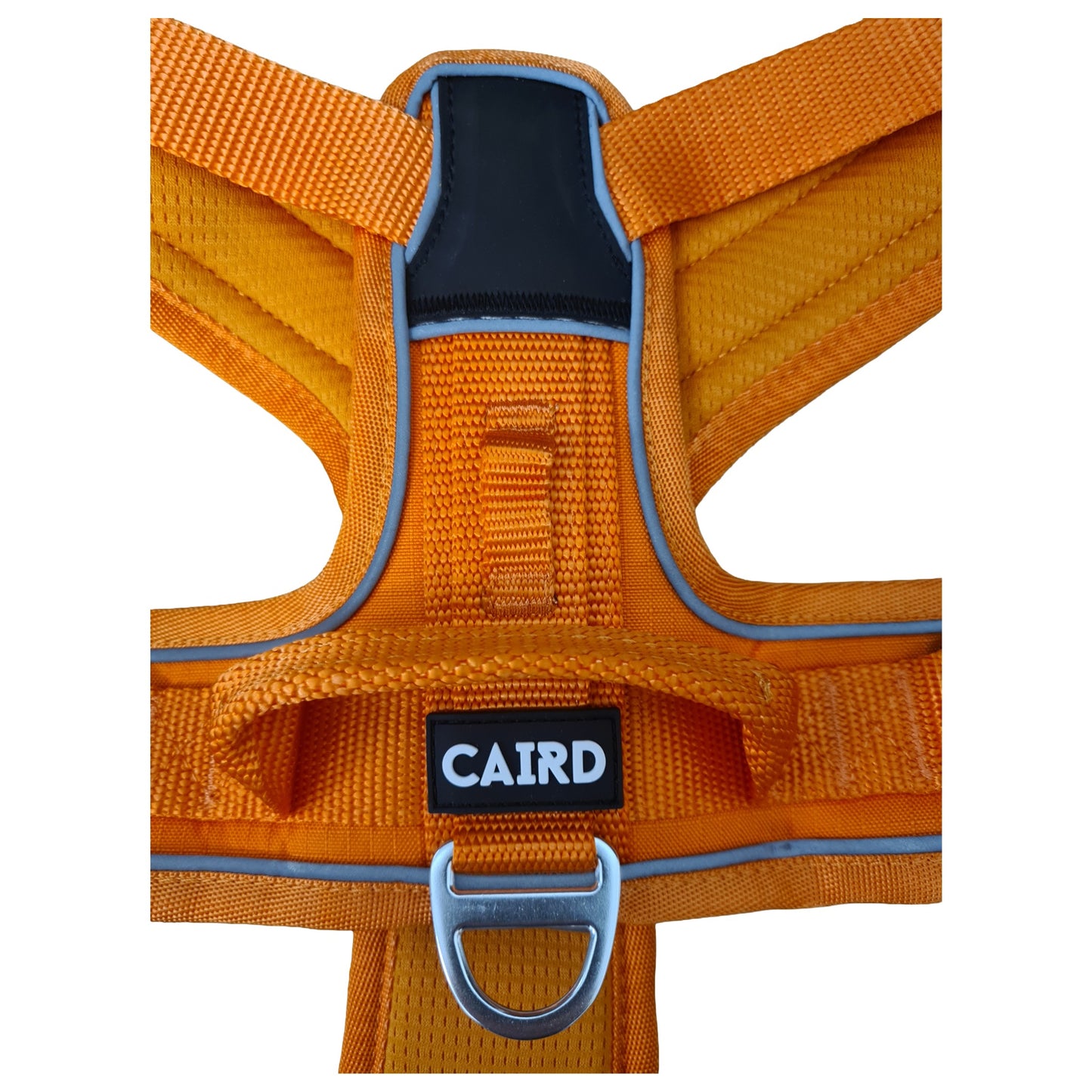 CAIRD Advance Dog Harness Ergonomic Y-Shape No Pull Reflective with Handle Orange