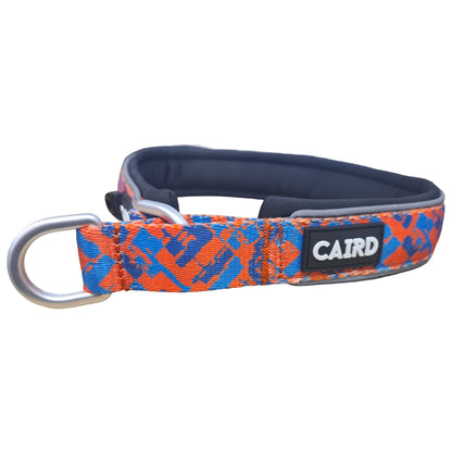 CAIRD Training Slip Dog Collar Reflective with Aluminium D-Ring Nylon Padded Neoprene No-Choke