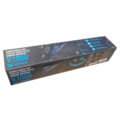 Rapoo VPRO V1000 Gaming Mouse Mat Black Anti-Slip Rubber Base for Optical & Laser Mice