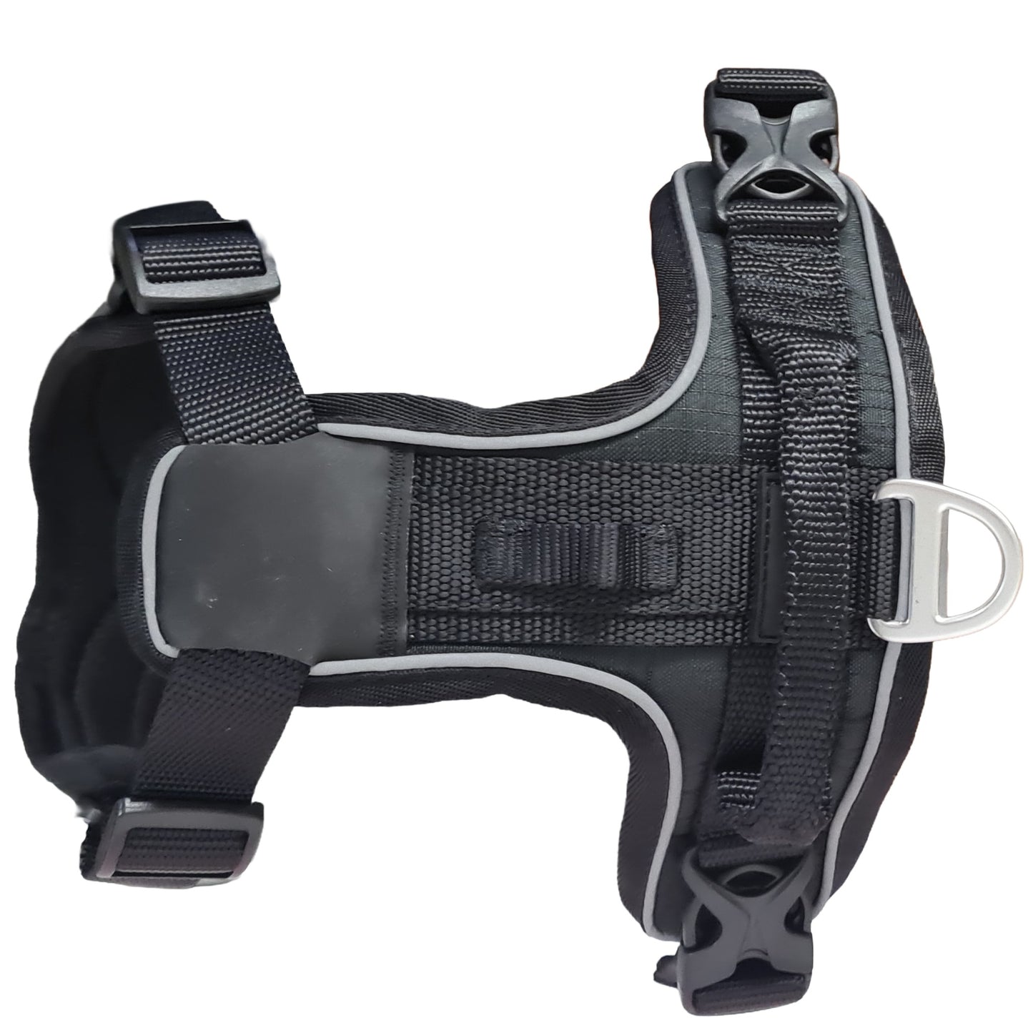 CAIRD Advance Dog Harness Ergonomic Y-Shape No Pull Reflective with Handle Black