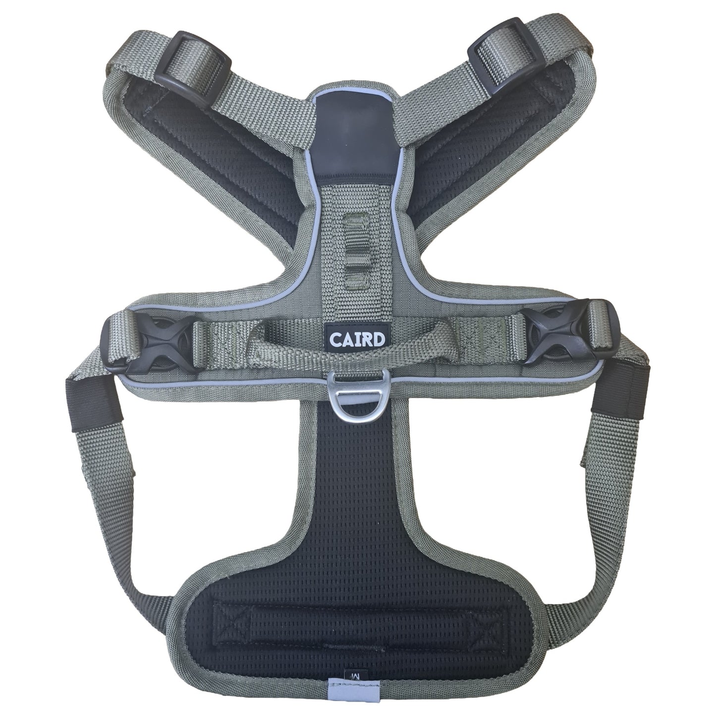 CAIRD Advance Dog Harness Ergonomic Y-Shape No Pull Reflective with Handle Khaki