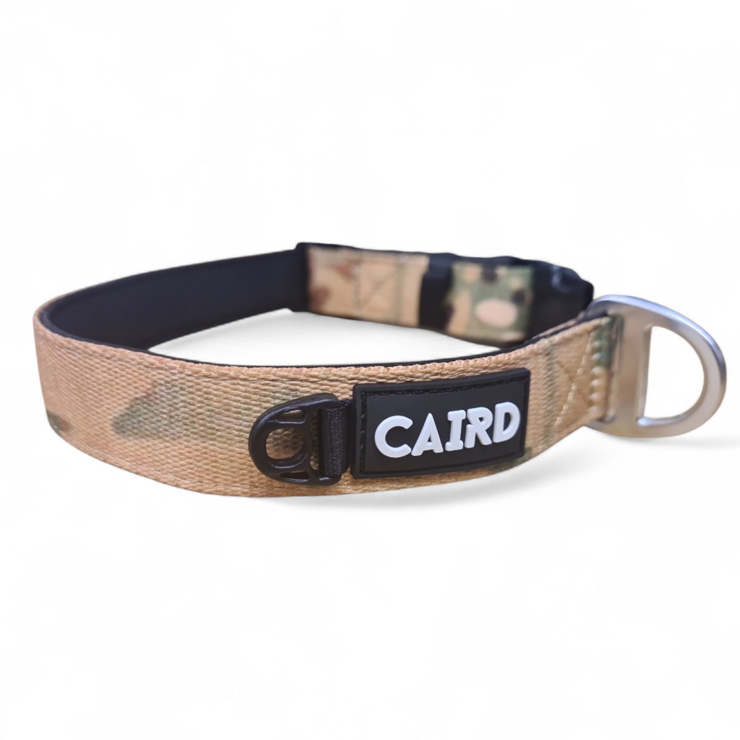 CAIRD Journey Light Dog Collar Nylon Padded Neoprene (Camo)