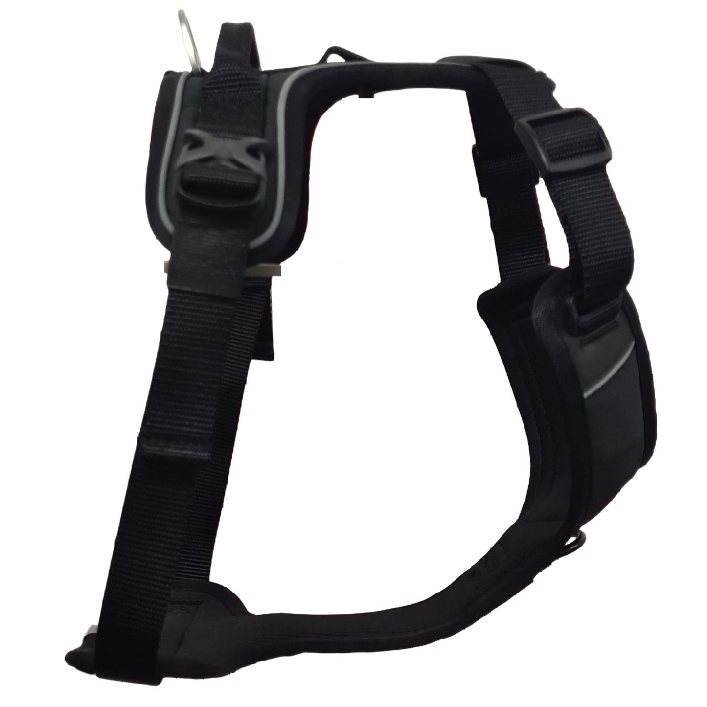 CAIRD Advance Dog Harness Ergonomic Y-Shape No Pull Reflective with Handle Black