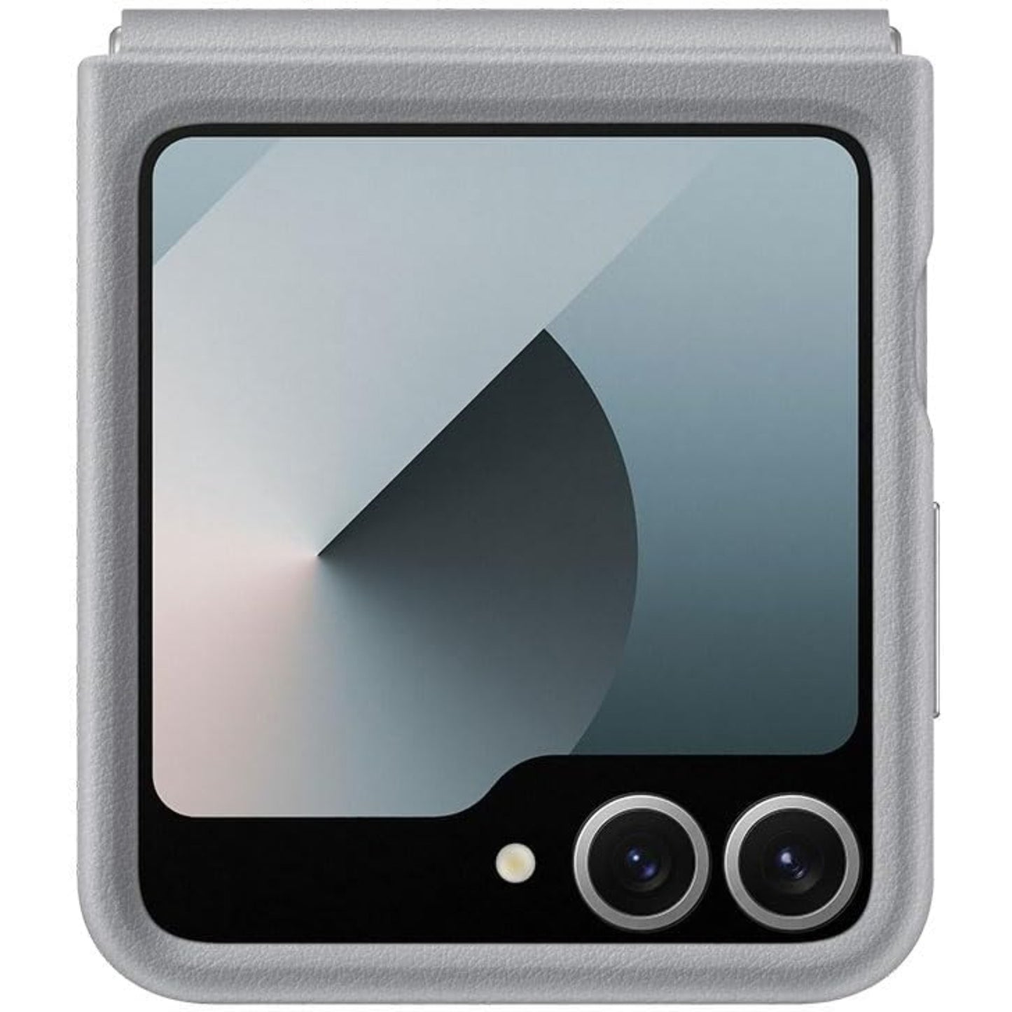 SAMSUNG Galaxy Z Flip6 Case Faux Leather Kindsuit Case for Galaxy Z Flip6 Grey
