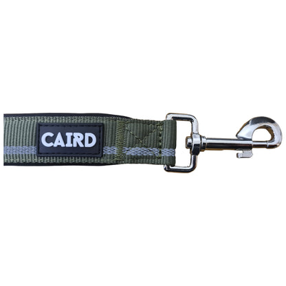 CAIRD Double Ended Dog Training Lead 2m Adjustable Multi-Point Control Reflective (Green)