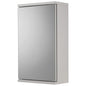 Croydex Corner Bathroom Cabinet MDF Carcass Mirrored Door Magnetic Catch and Adjustable Shelf