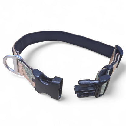 CAIRD Journey Light Dog Collar Nylon Padded Neoprene (Camo)