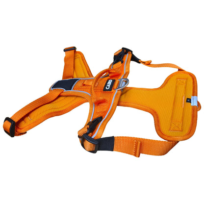 CAIRD Advance Dog Harness Ergonomic Y-Shape No Pull Reflective with Handle Orange