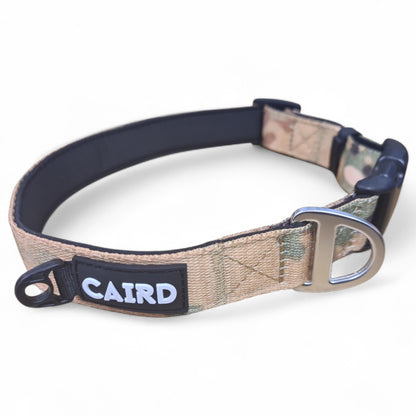 CAIRD Journey Light Dog Collar Nylon Padded Neoprene (Camo)