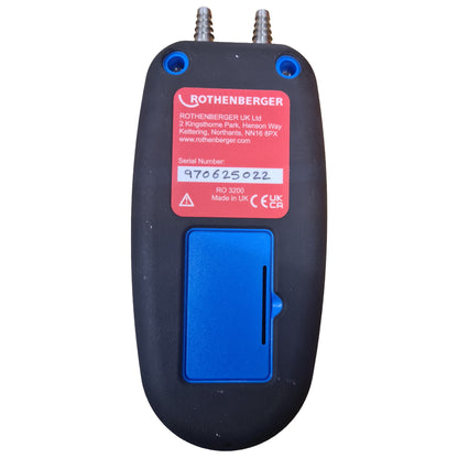 Rothenberger 3200 Differential Pressure Meter for HVAC, Gas & Industrial Testing