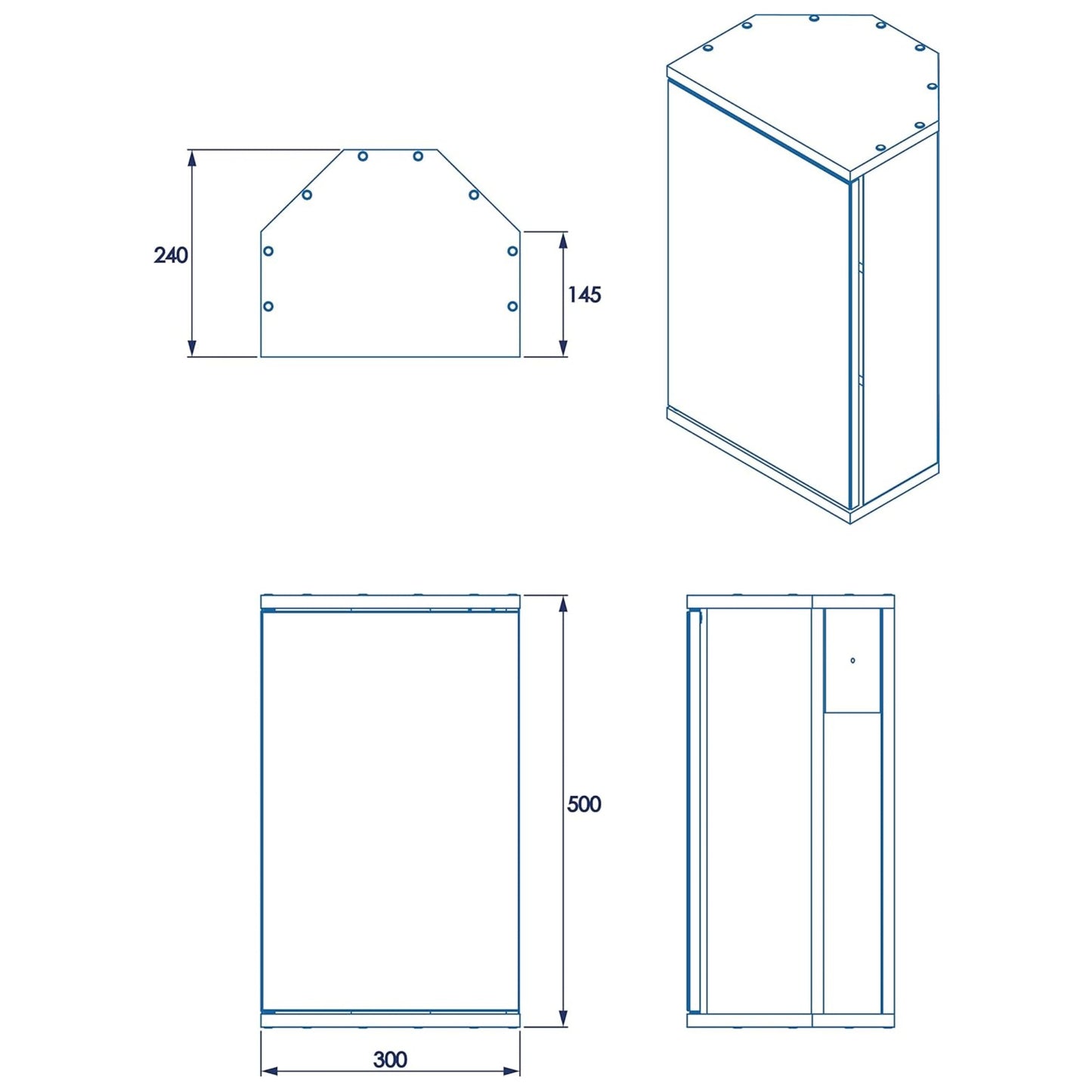 Croydex Corner Bathroom Cabinet MDF Carcass Mirrored Door Magnetic Catch and Adjustable Shelf