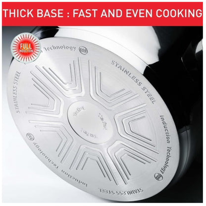 TEFAL 20cm Ceramic Control Induction Frying Pan Stainless Steel Base Non Stick