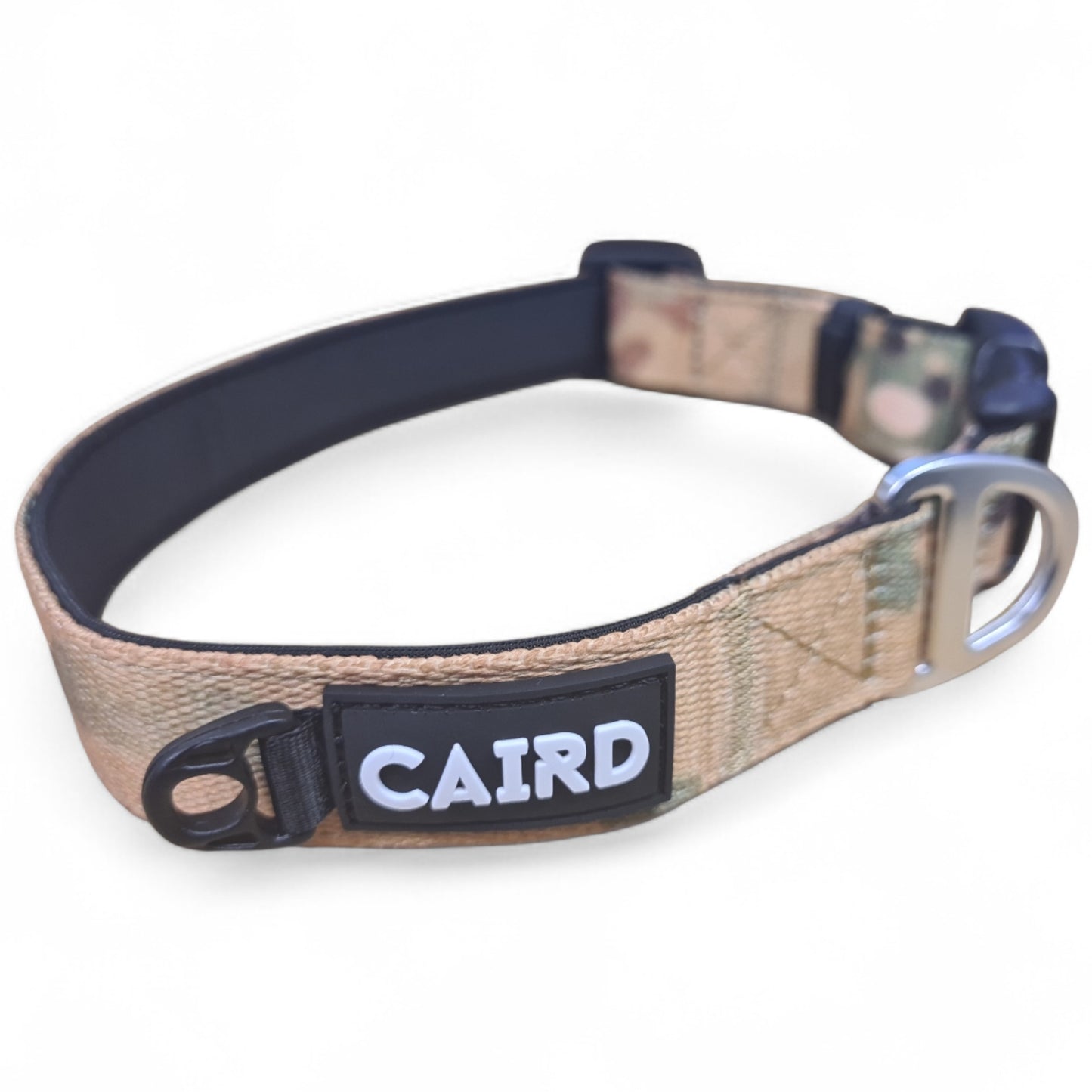 CAIRD Journey Light Dog Collar Nylon Padded Neoprene (Camo)
