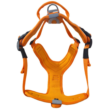 CAIRD Advance Dog Harness Ergonomic Y-Shape No Pull Reflective with Handle Orange