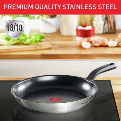 TEFAL 20cm Ceramic Control Induction Frying Pan Stainless Steel Base Non Stick