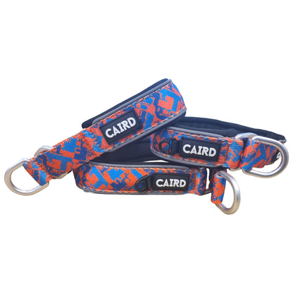 CAIRD Training Slip Dog Collar Reflective with Aluminium D-Ring Nylon Padded Neoprene No-Choke