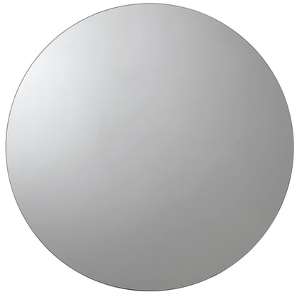 Croydex Round Bathroom Mirror Cabinet Stainless Steel Fully Assembled Cabinet
