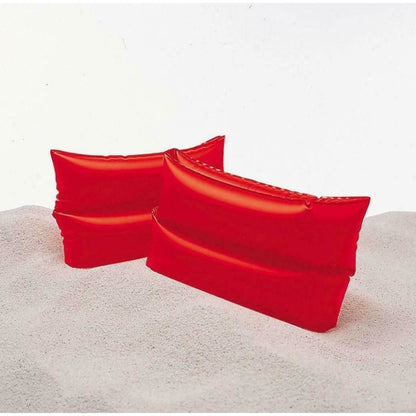 Intex Inflatable Arm Bands Double Air Chambers 25 x 17cm Bright Orange 8 Vinyl
