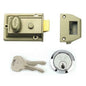 Yale 60mm Deadlocking Nightlatch x2 Keys Nickel Bronze Finish B-77-ENB-SC-60