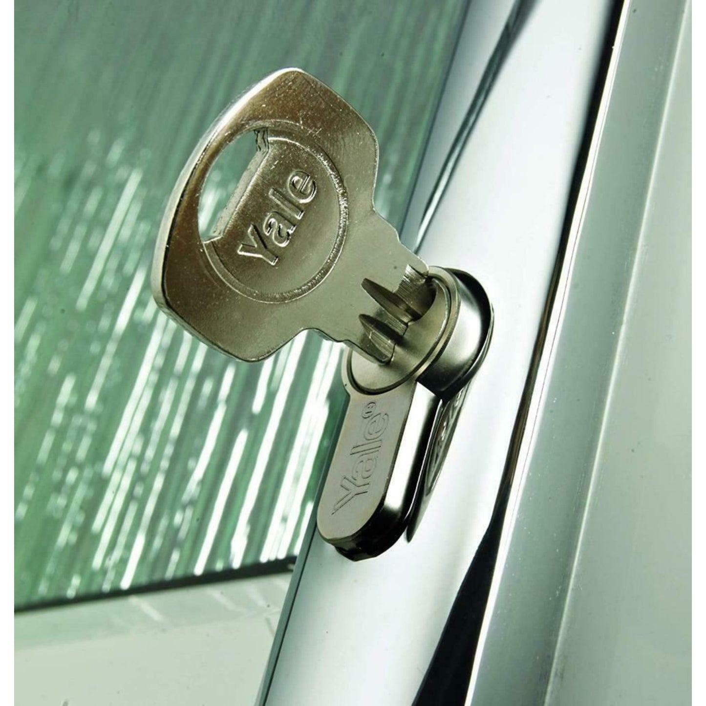 Yale Euro Double Cylinder Standard Security 40:10:45 95mm Brass P-ED4045-PB