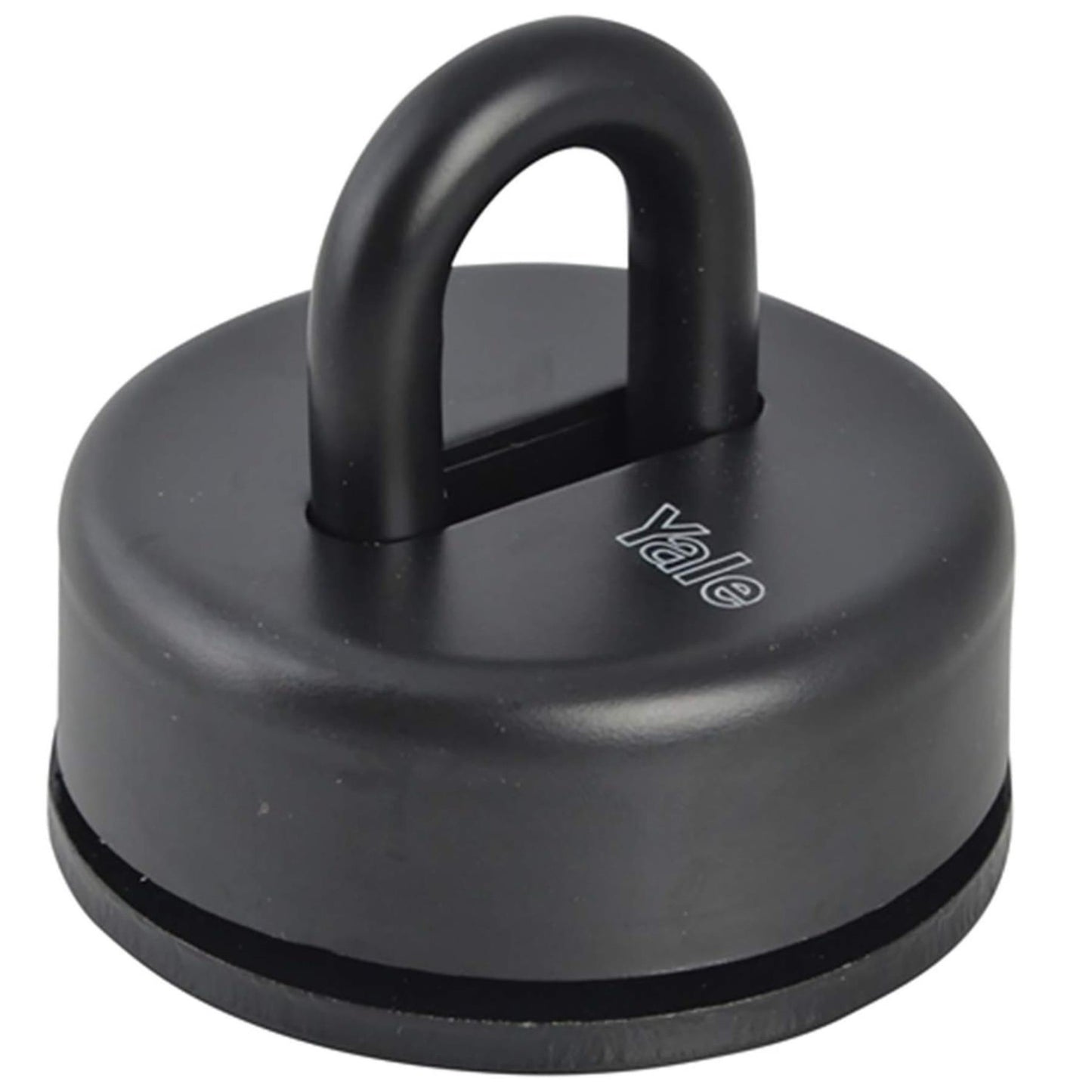 Yale Steel Padlock Anchor with Concealed Fixing 60mm Black Suitable for Outdoor