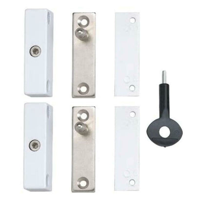 Yale Auto Window Lock Pack of 2 White Finish P-2P118-WE-2