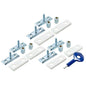 Yale P-6P111-SC Window Surface-fixed Stay Locks Satin Chrome Finish Pack of 6
