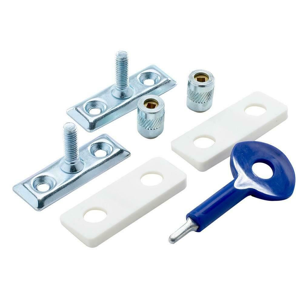 Yale P-6P111-SC Window Surface-fixed Stay Locks Satin Chrome Finish Pack of 6