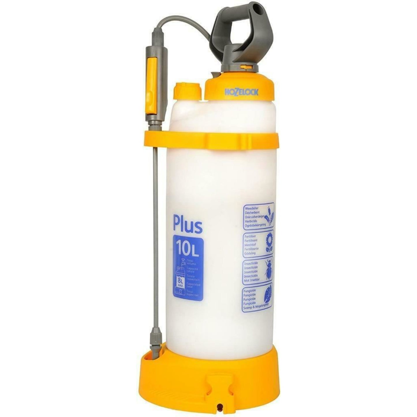 Hozelock Pressure Sprayer Plus 10 Litre (max fill 8L) With Stand & Harness 4710