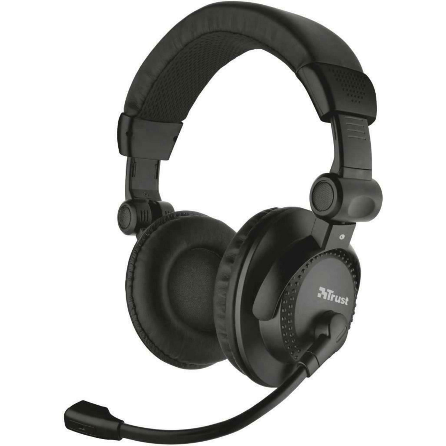 Trust Como Over-Ear Headset for PC and Laptop 3.5mm Jack Built in Microphone