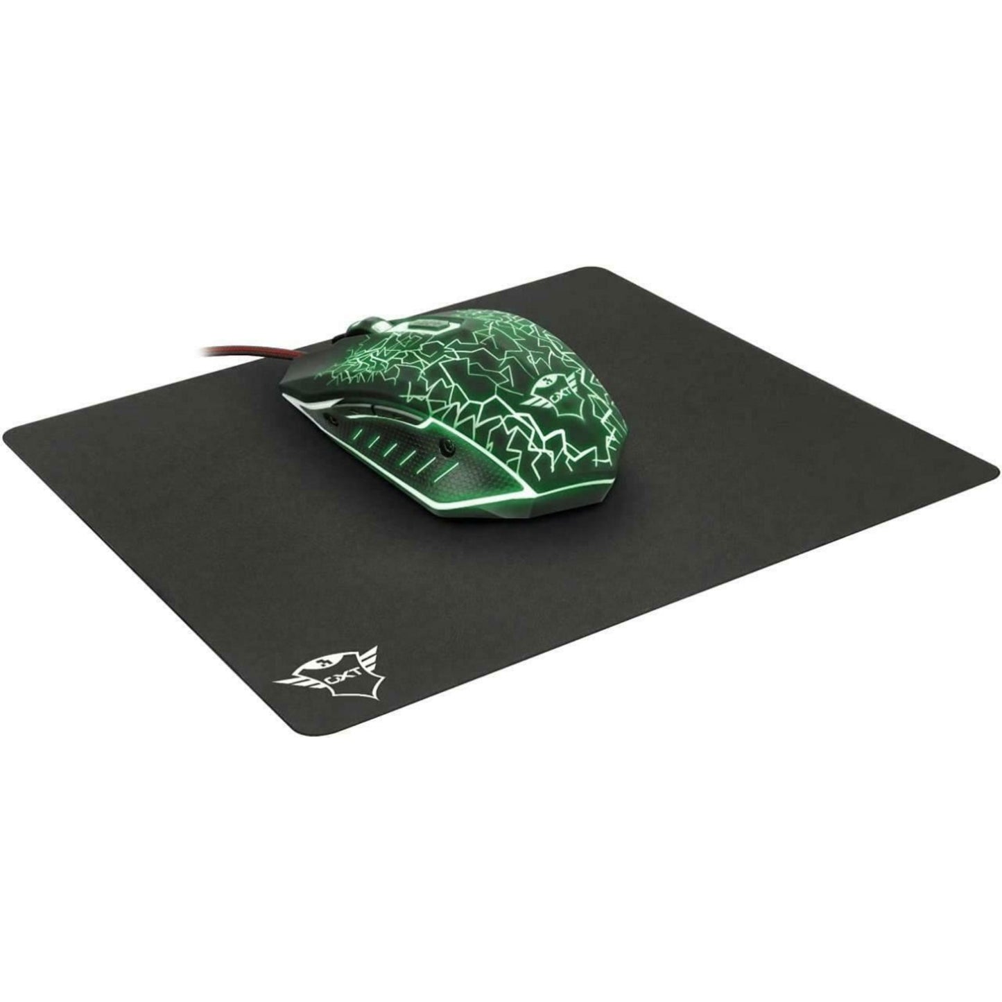 Trust Gaming GXT 783 Gaming Mouse illuminated 2400 dpi and Mouse Pad 245x210 mm