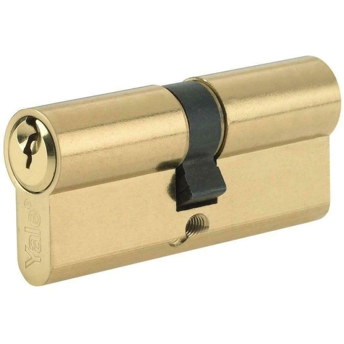 Yale Euro Double Cylinder Standard Security 40:45 85mm Brass YES-ED-4045PB