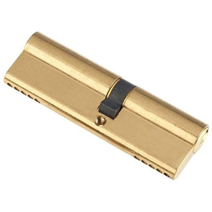 Yale Euro Double Cylinder Standard Security 40:45 85mm Brass YES-ED-4045PB