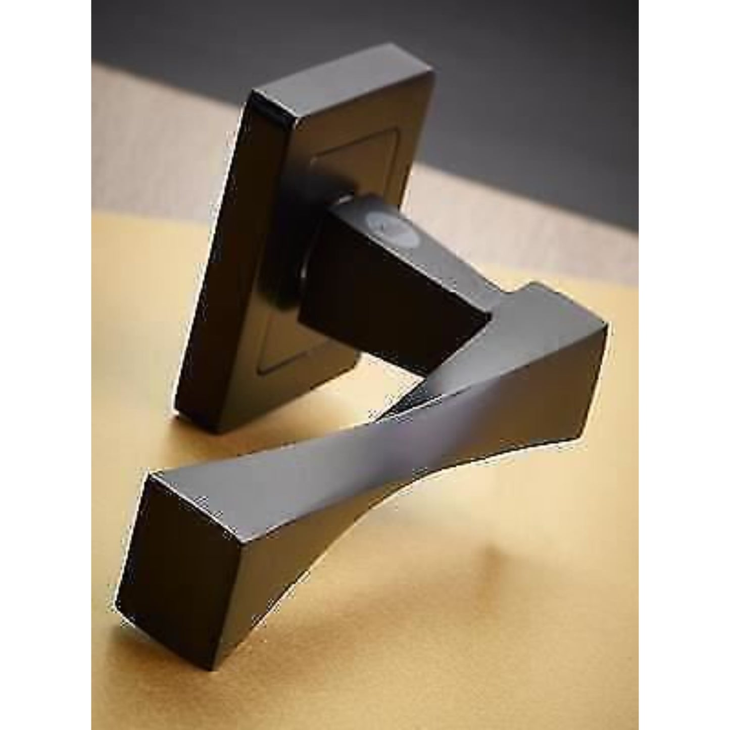 Yale Black Door Handle Bathroom Door Handles Lock/Unlock Thumbturn Metal Verona