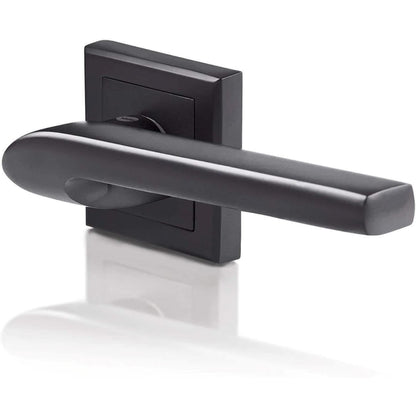 Yale Black Door Handle Bathroom Door Handles Lock/Unlock Thumbturn Metal Siena
