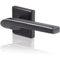 Yale Black Door Handle Bathroom Door Handles Lock/Unlock Thumbturn Metal Siena