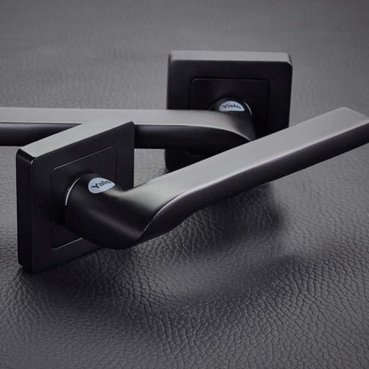 Yale Black Door Handle Bathroom Door Handles Lock/Unlock Thumbturn Metal Siena