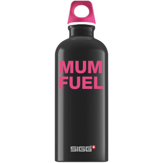 SIGG 500ml Aluminium Drinking Bottle Black Mum Fuel Logo 8845.4 No.31
