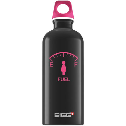 SIGG 500ml Aluminium Drinking Bottle Black Mum Fuel Logo 8845.4 No.31