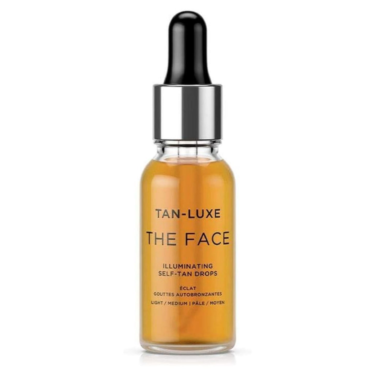 Tan Luxe THE FACE Fake Tan 20ml Self Tanning Drops Light Medium Toxin Free Vegan