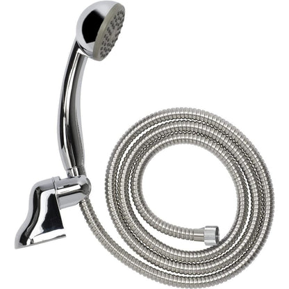 Croydex 1 Function Bath and Shower Set Handset with Wall Bracket and Hose