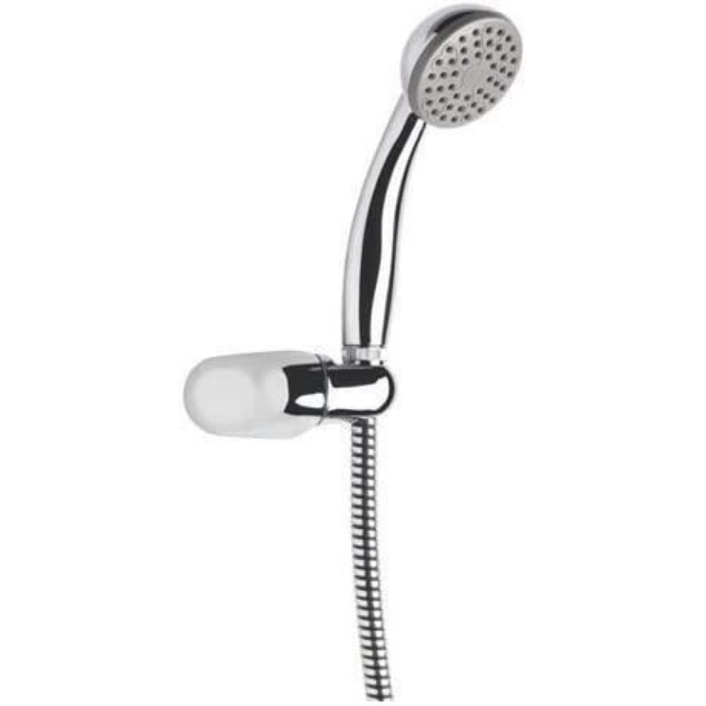 Croydex 1 Function Bath and Shower Set Handset with Wall Bracket and Hose