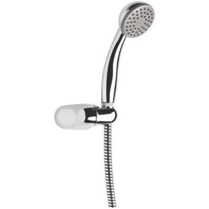 Croydex 1 Function Bath and Shower Set Handset with Wall Bracket and Hose