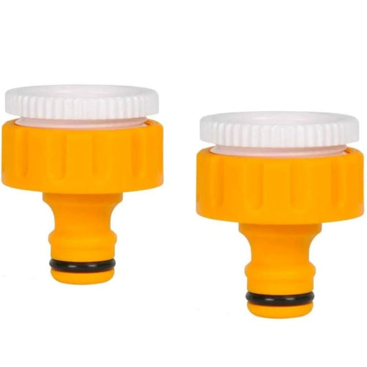 Pack of 2 Hozelock 1 inch and 3/4 inch Outdoor Threaded Tap Connector 2158